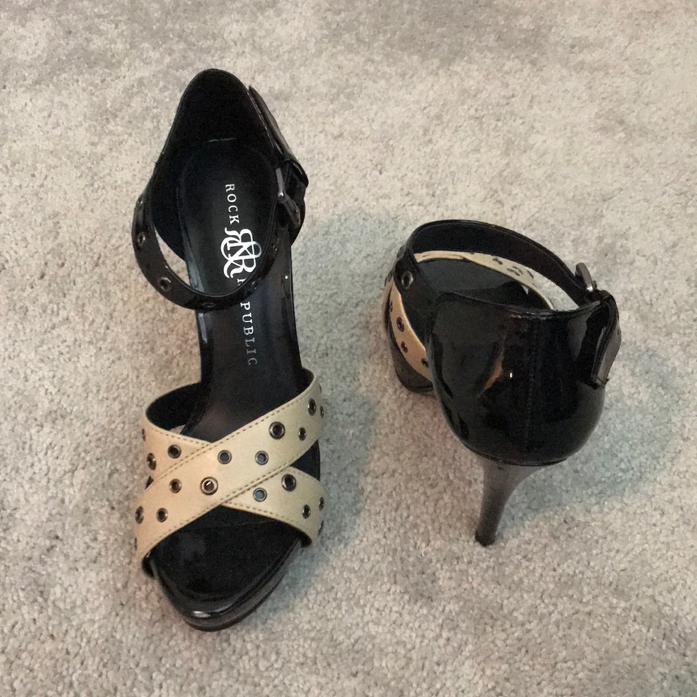 Strappy heels